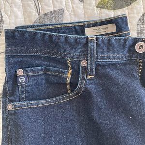 AG-Adriano Goldschmied “The Graduate” dark jeans, 34 x 34
